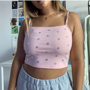 Urban Outfitters bejeweled cami